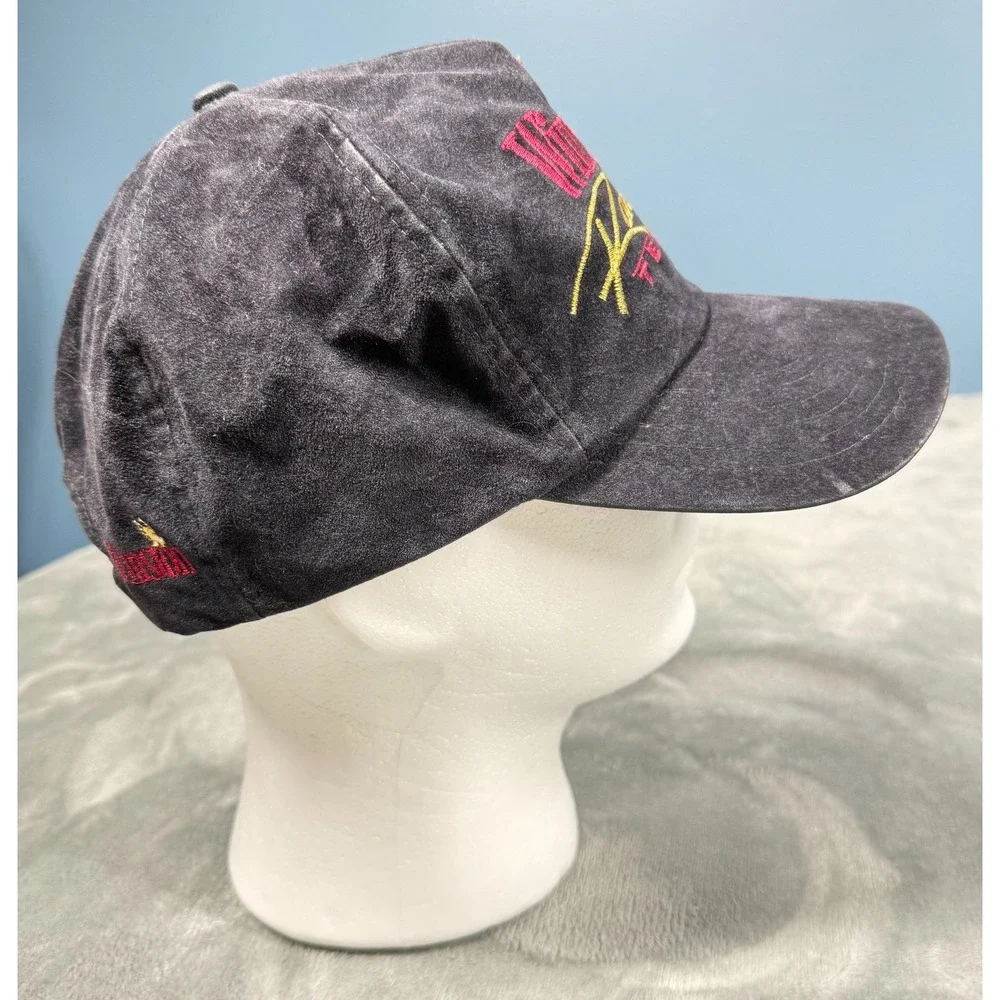 Vintage Winston Racing Team Snapback Hat NASCAR Eagle Black Red